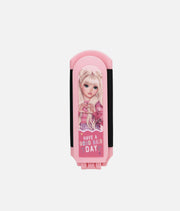 TOPModel Folding Hairbrush with Mirror - 0013550