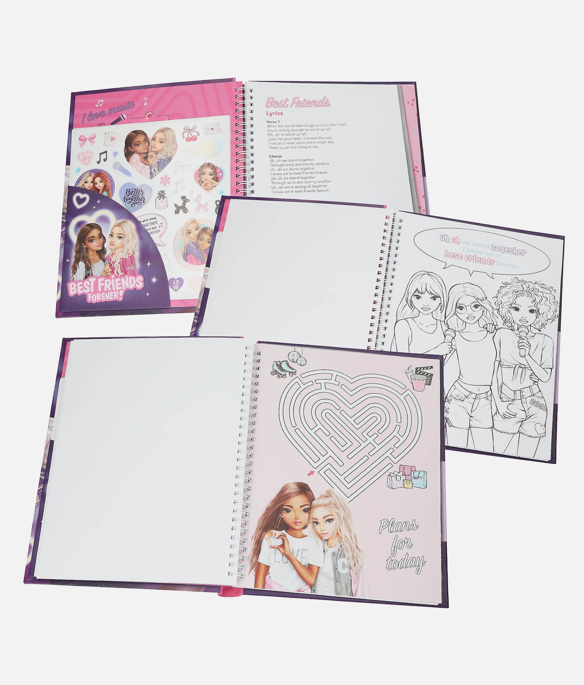 TOPModel Colouring Book With LED Lights & Sound, Activity Book - 0013722