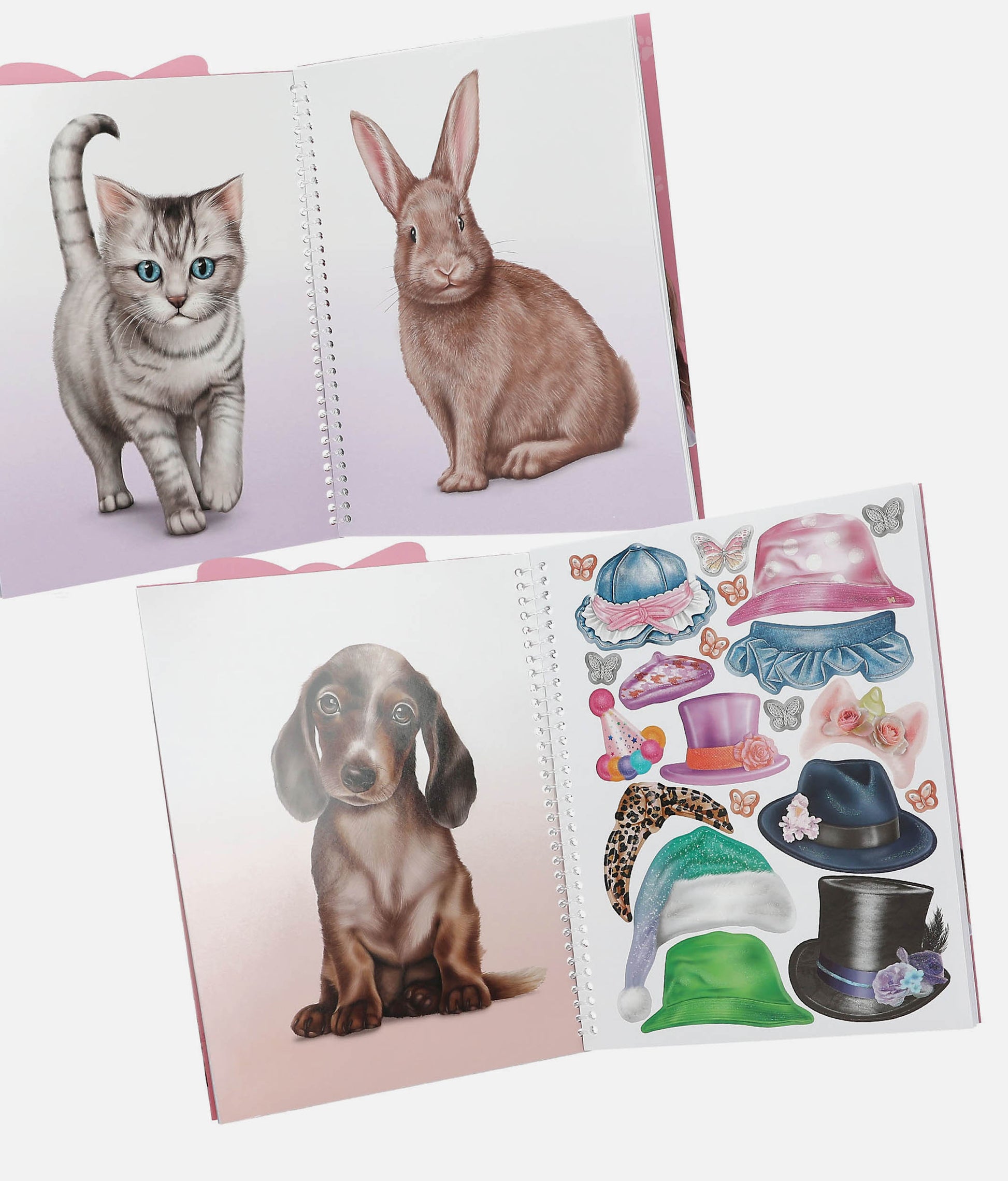 TOPModel Sticker Book, Cute Animals Dress Me Up with 240 Stickers - 0013736