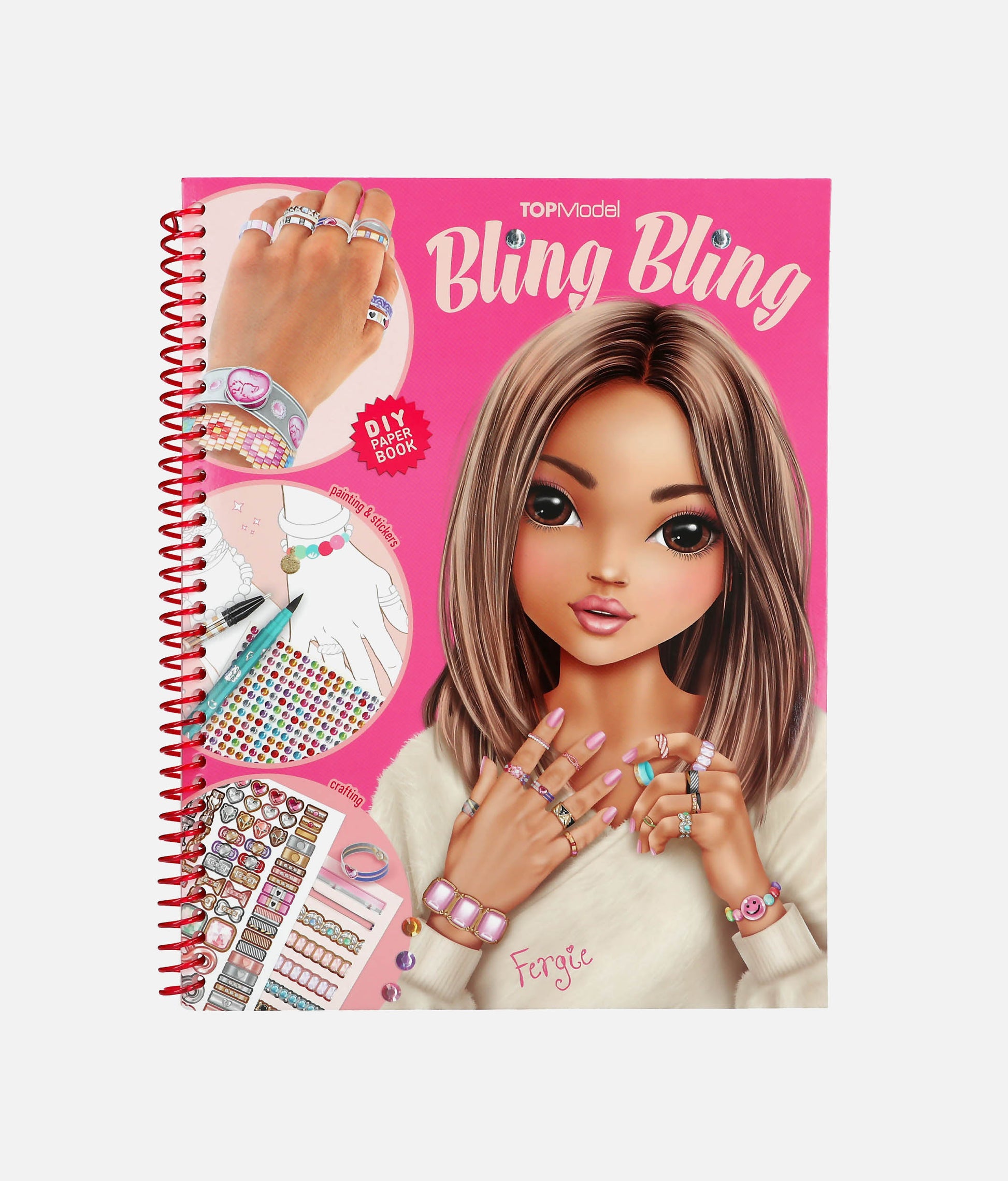 TOPModel Bling Bling Jewellery Craft Book, Colour & Create - 0013740