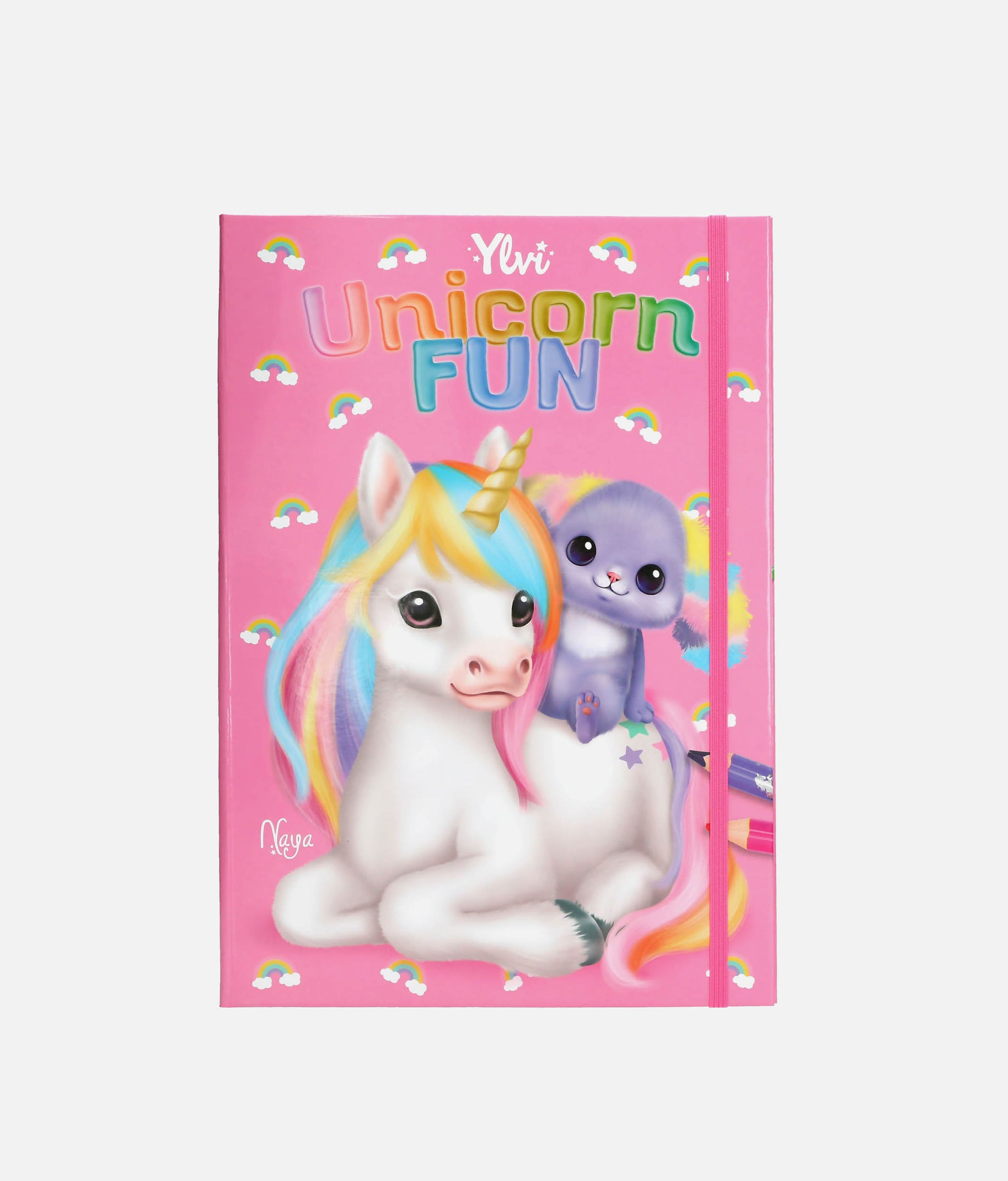 Ylvi Unicorn Fun Colouring Book with Plush Pop-Up - 0013741