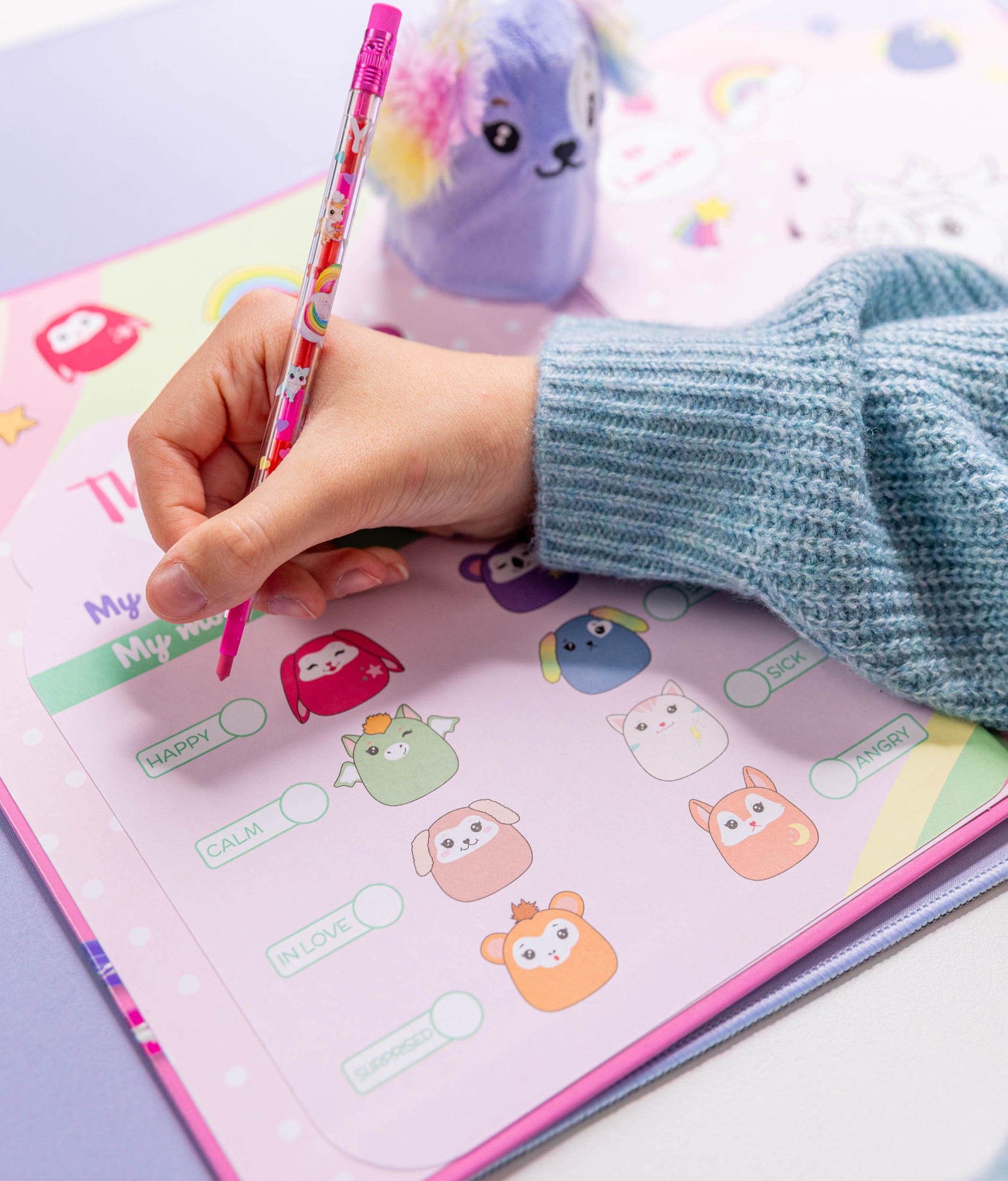 Ylvi Unicorn Fun Colouring Book with Plush Pop-Up - 0013741
