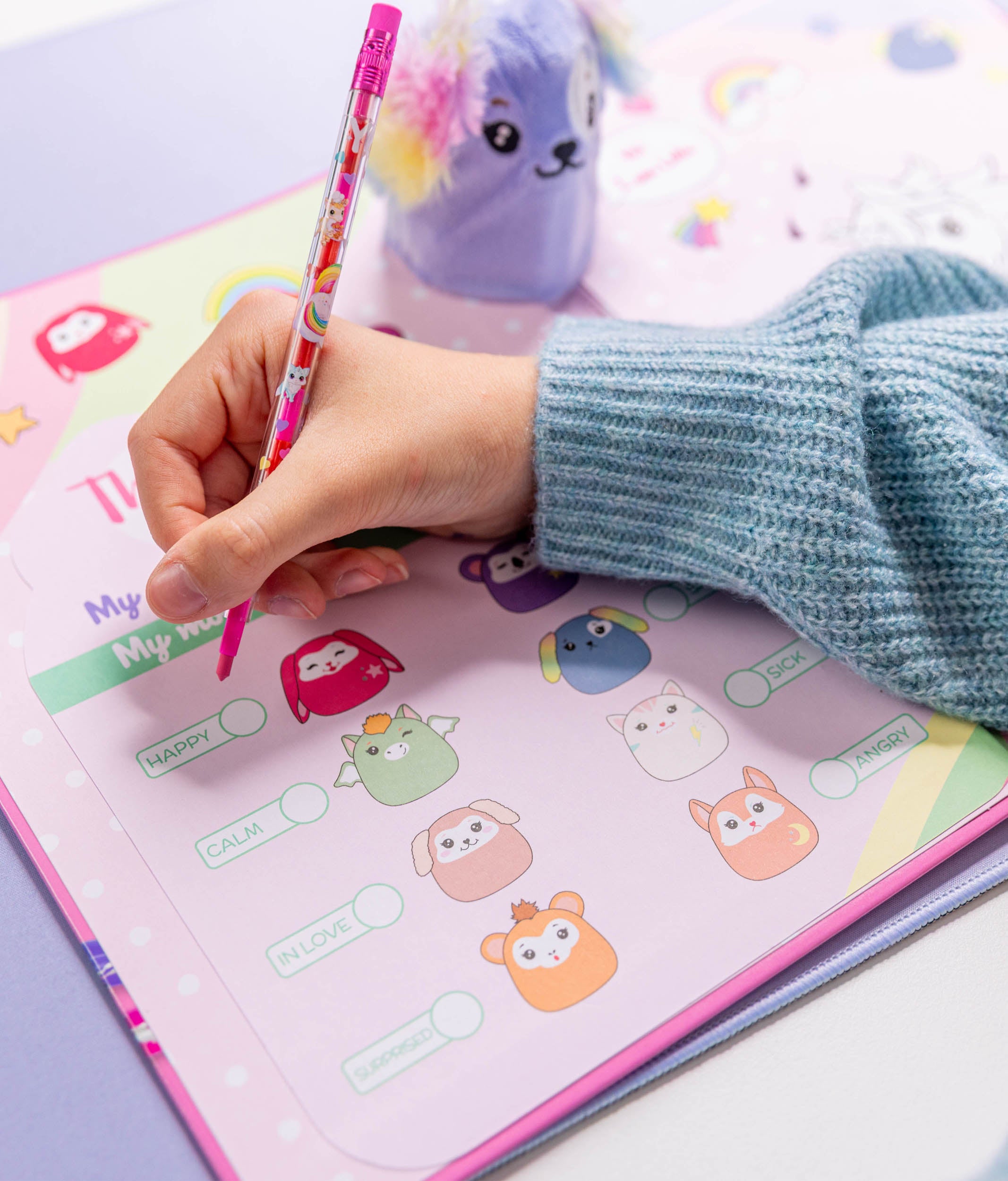 Ylvi Unicorn Fun Colouring Book with Plush Pop-Up - 0013741