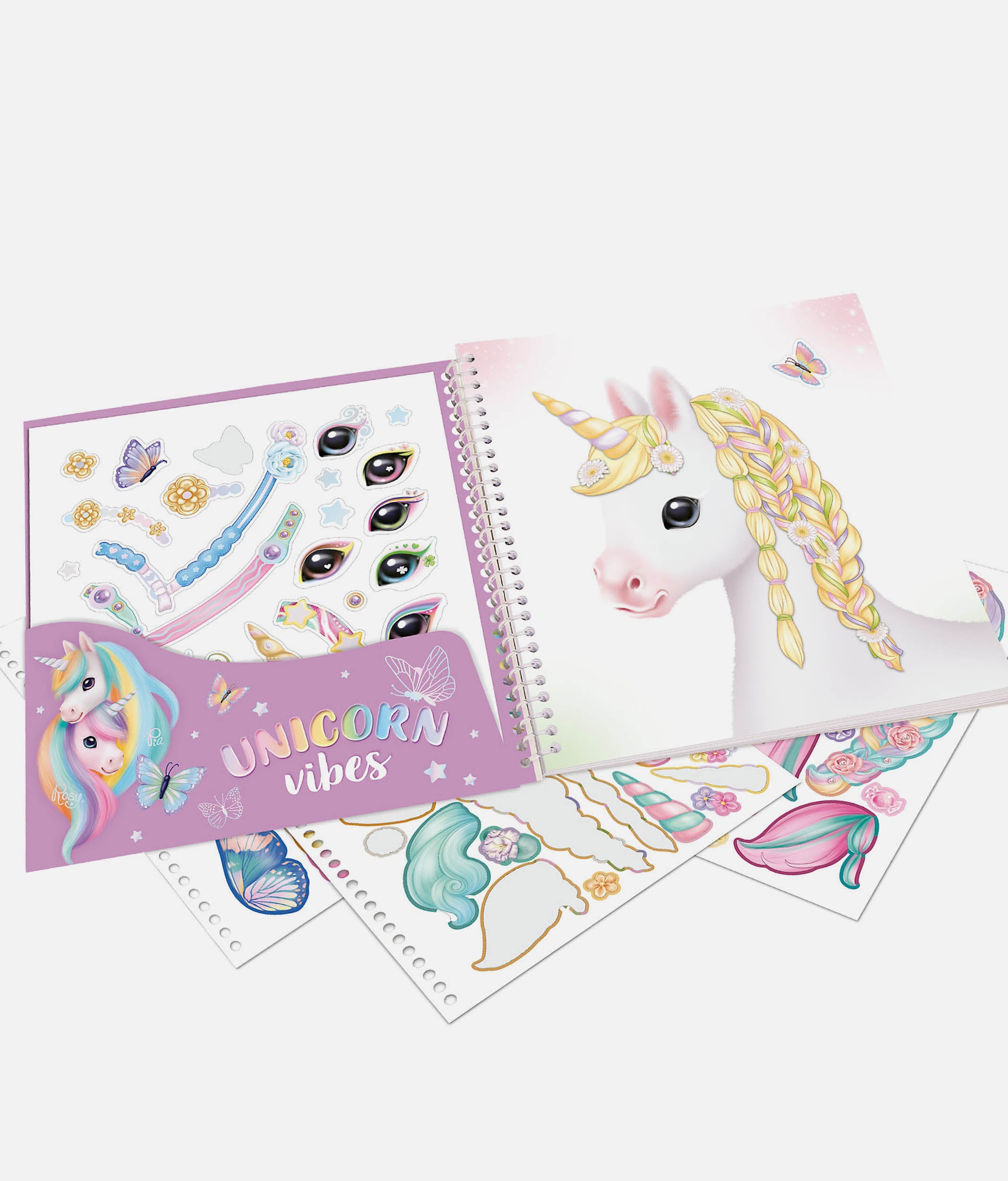 Ylvi Unicorn Sticker Book with 230 Stickers & 24 Creative Pages - 0013750