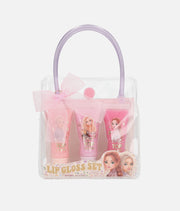 TOPModel Lip Gloss Set for Little Dancers in Transparent Pouch, COWGIRL - 0013759