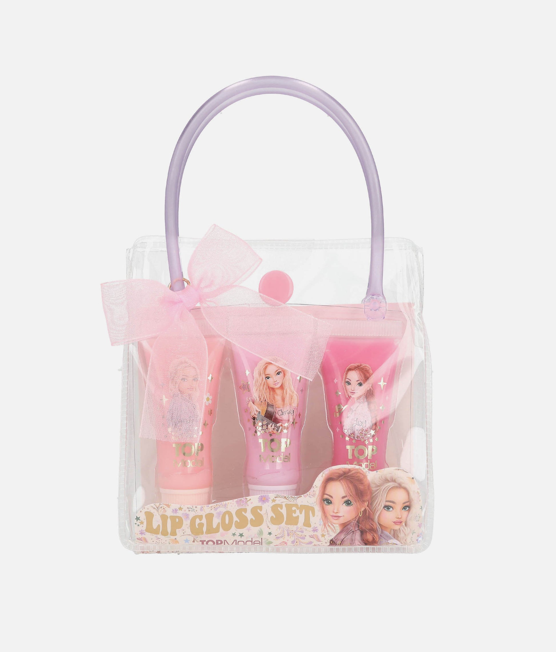 TOPModel Lip Gloss Set for Little Dancers in Transparent Pouch, COWGIRL - 0013759