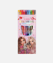 TOPModel Erasable Colouring Pencils, 10 Colour Pencil Set - 0013796