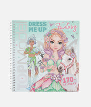TOPModel Dress Me Up Fantasy Sticker Book with 170+ Stickers - 0013805