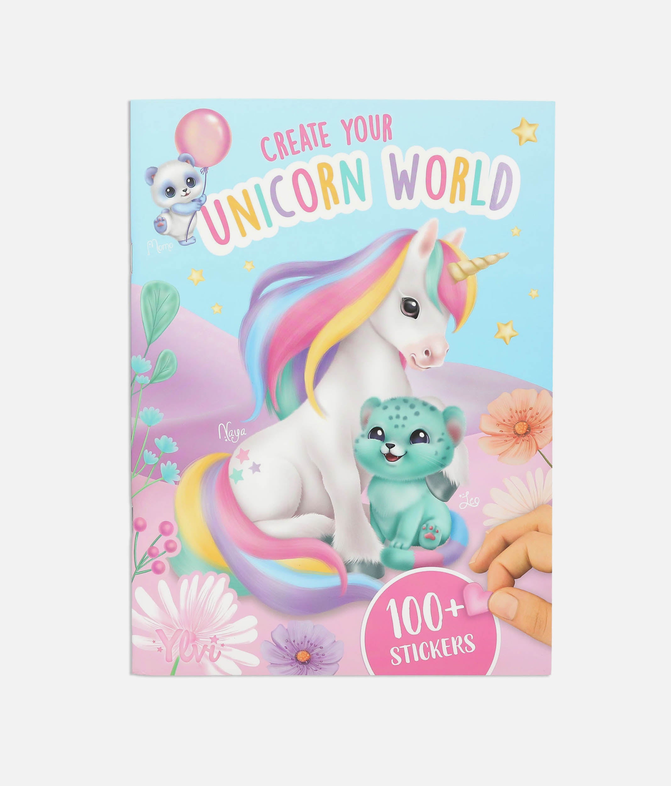 YLVI Unicorn Sticker Book, Activity Book with Fantasy Characters - 0013880