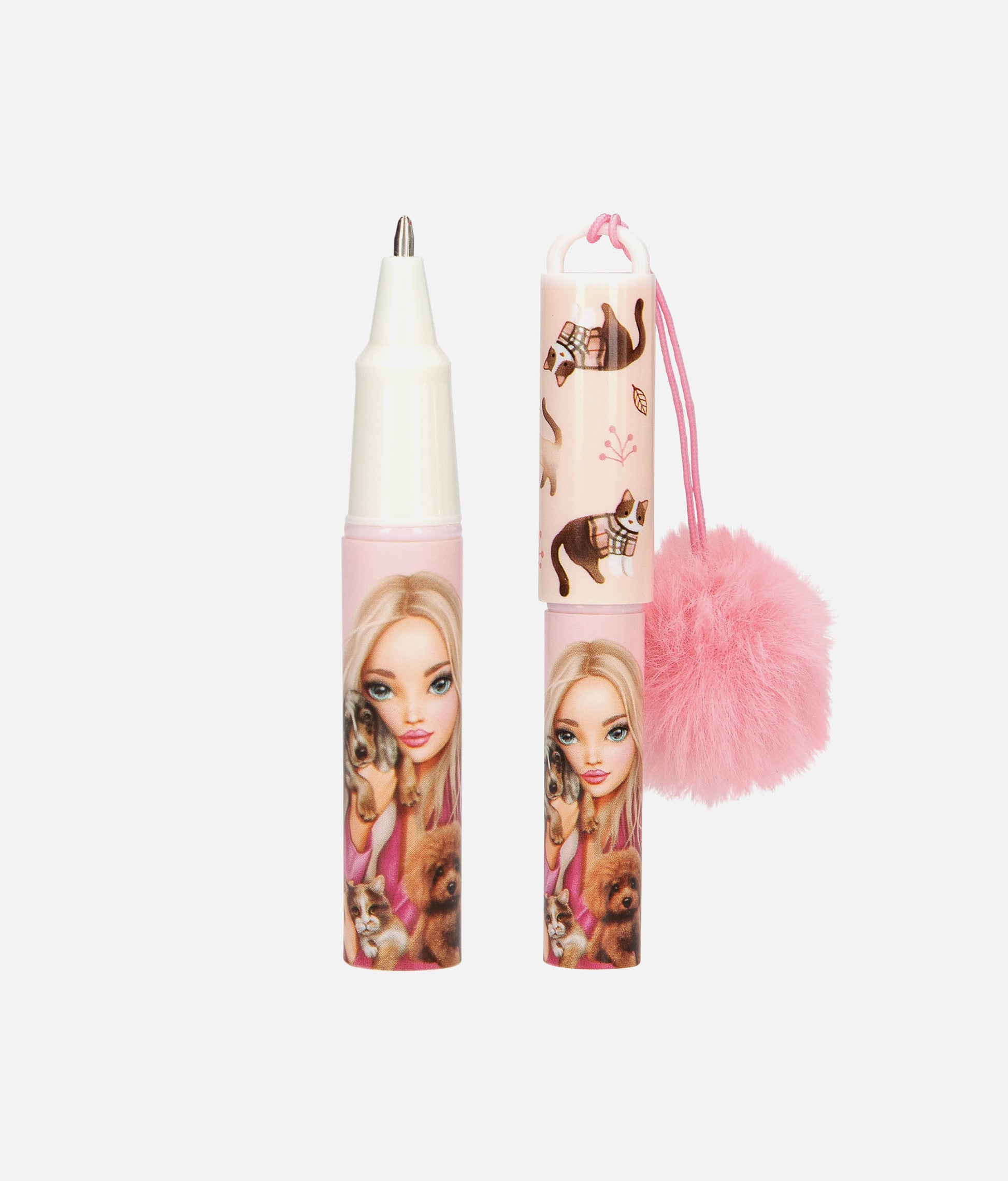 TOPModel Mini Notebook With Ballpen & Pom-Pom for Teen Girls & Dancers - 0013885
