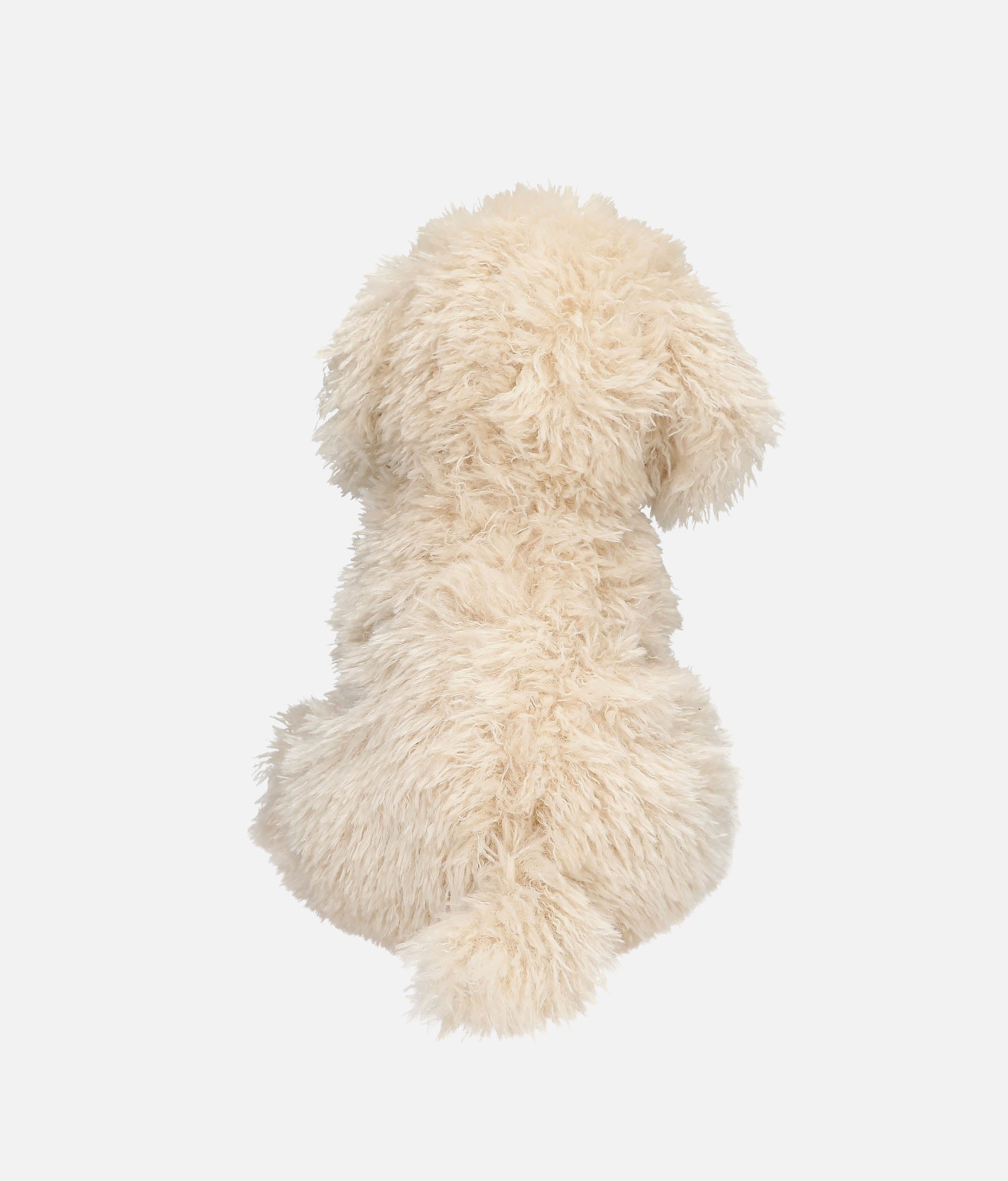 TOPModel Plush Dog, Beige Curly-Fur Puppy Toy, Soft & Cuddly - 0014059