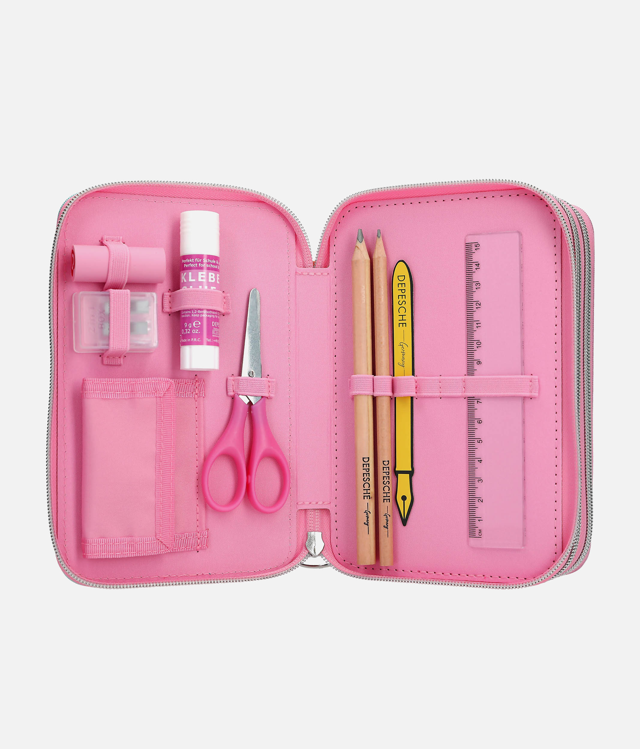 TOPModel MUSIC Triple Pencil Case with Stationery - 0014100