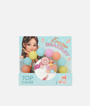 TOPModel Eraser Bracelet – Colourful Beads with Happy-Face Charm