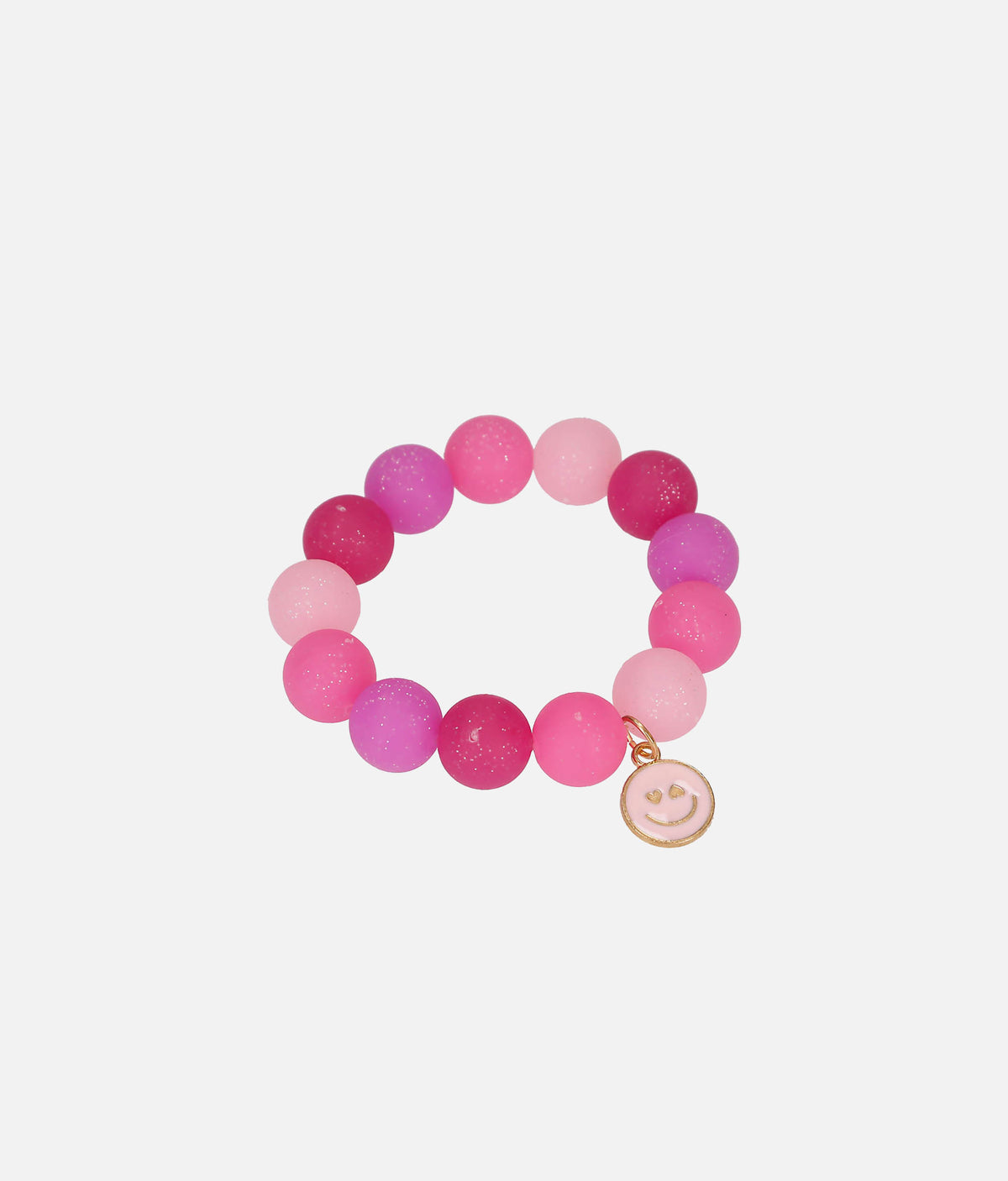 TOPModel Eraser Bracelet – Colourful Beads with Happy-Face Charm