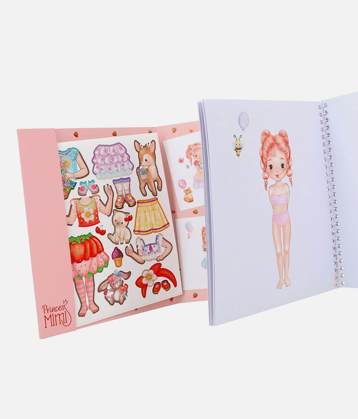 Princess Mimi Dress Me Up Sticker Book – 125+ Outfit & Animal Stickers