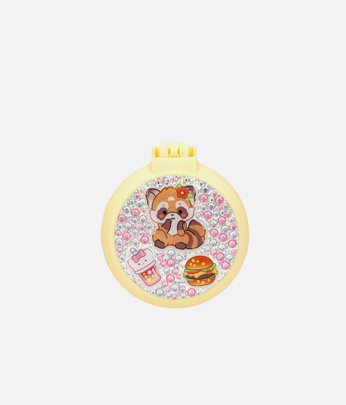 Ylvi Unicorn Folding Hairbrush with Mirror - 0014439