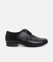 Mens Dance Shoes, Derby Style Ballroom Shoes with Shock Absorbing Heel - 085