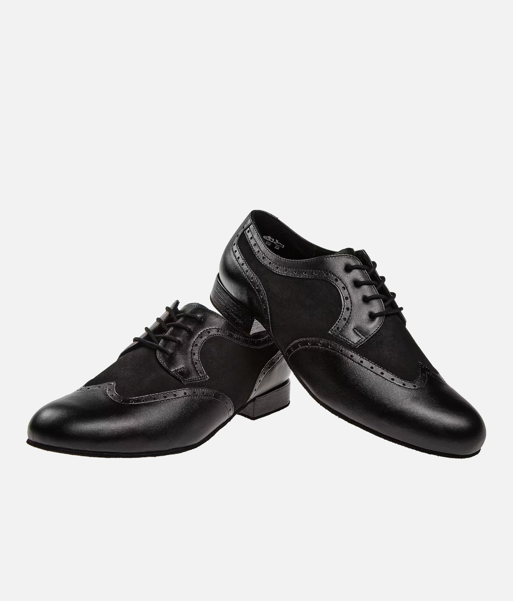 Mens Dance Shoes, Derby Brogue Style, Wide Fit Ballroom Shoes - 089