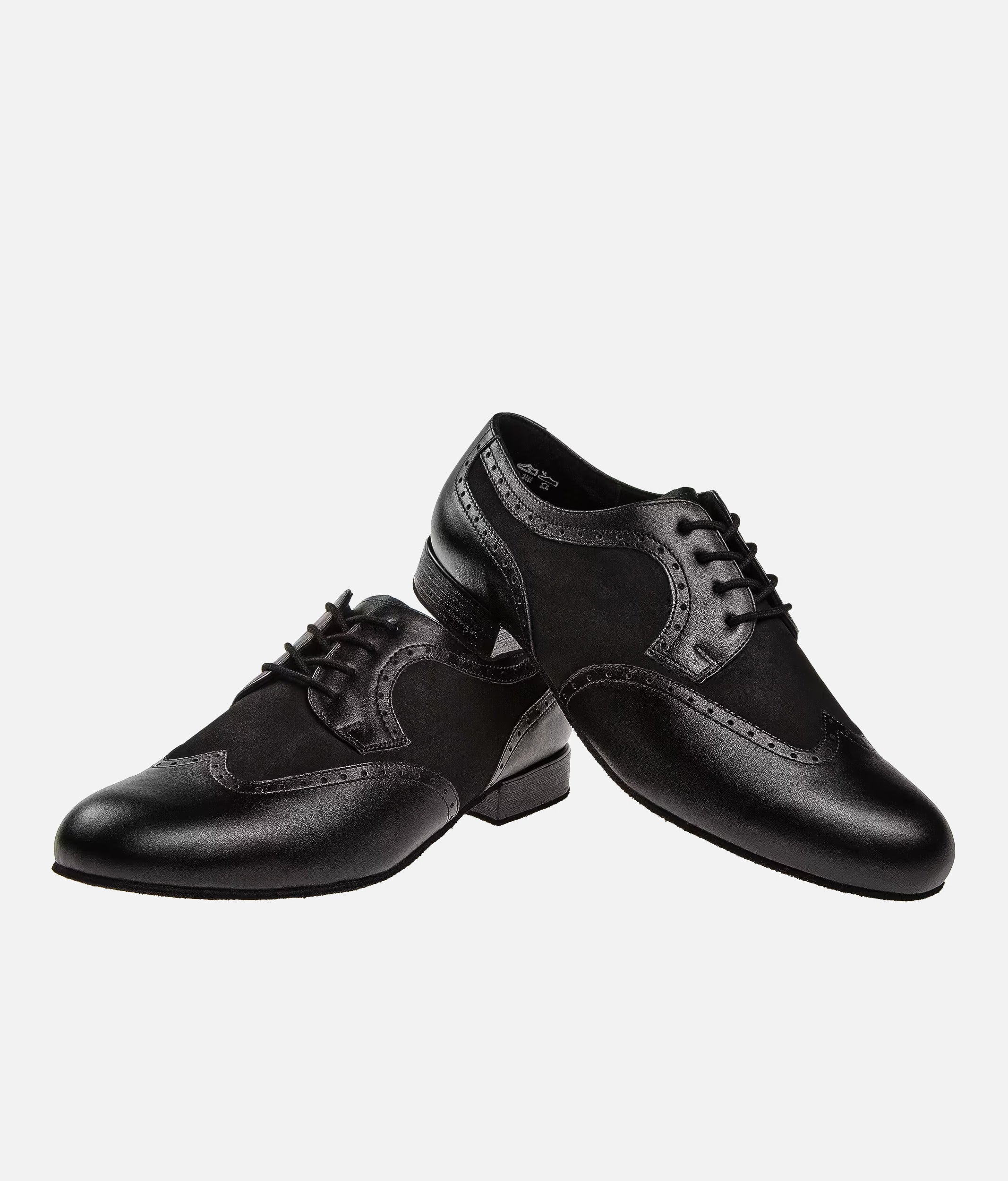 Mens Dance Shoes, Derby Brogue Style, Wide Fit Ballroom Shoes - 089