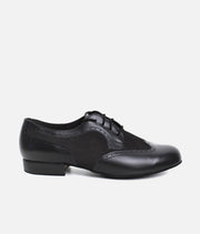 Mens Dance Shoes, Derby Brogue Style, Wide Fit Ballroom Shoes - 089