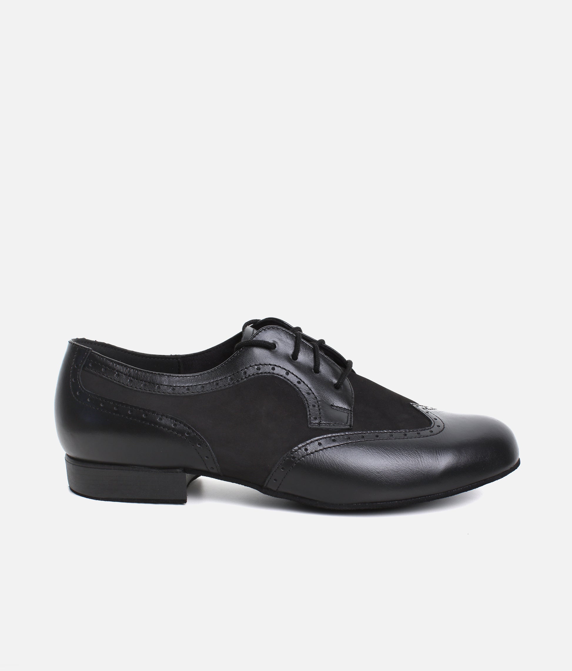 Mens Dance Shoes, Derby Brogue Style, Wide Fit Ballroom Shoes - 089