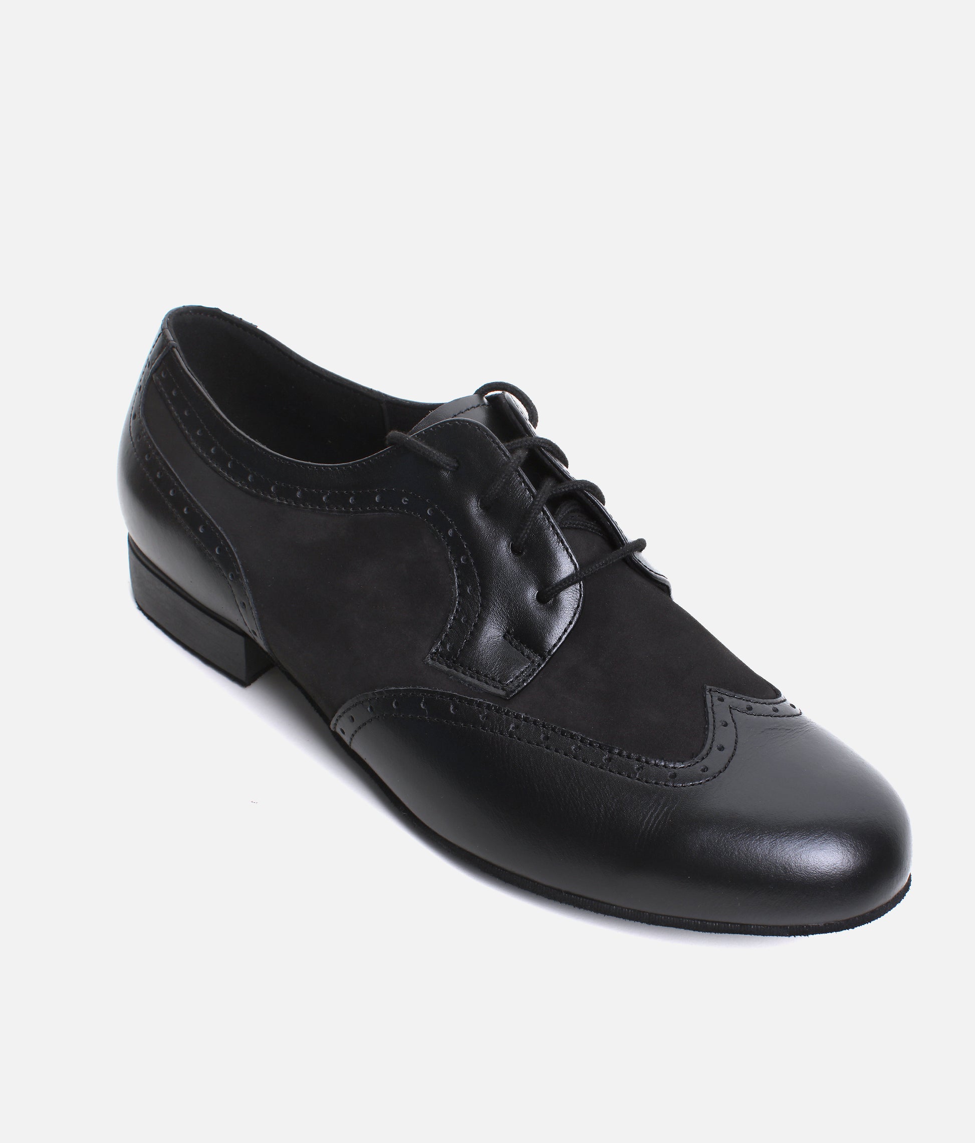 Mens Dance Shoes, Derby Brogue Style, Wide Fit Ballroom Shoes - 089