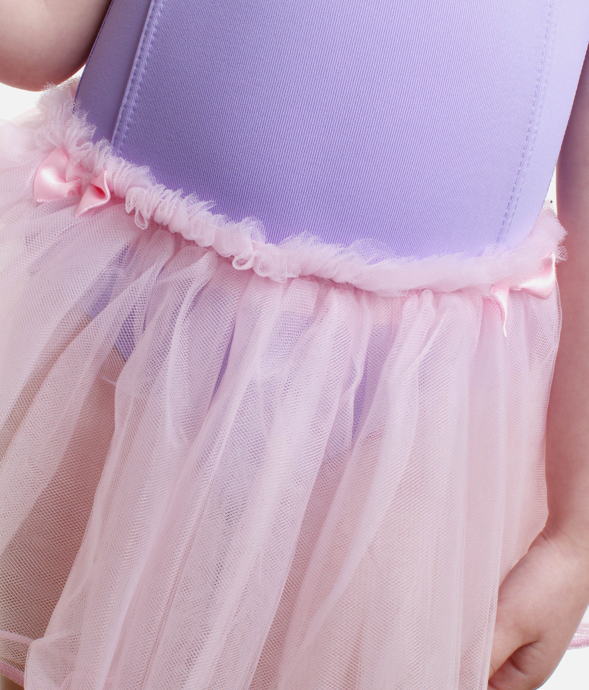 Girls Tutu Skirt with Two Front Bows - 10149
