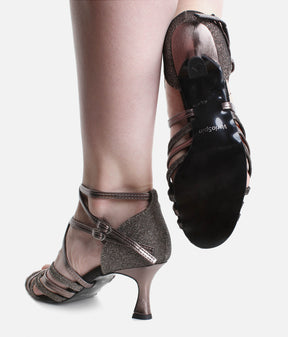 Flare Heel Latin Dance Shoes - 108