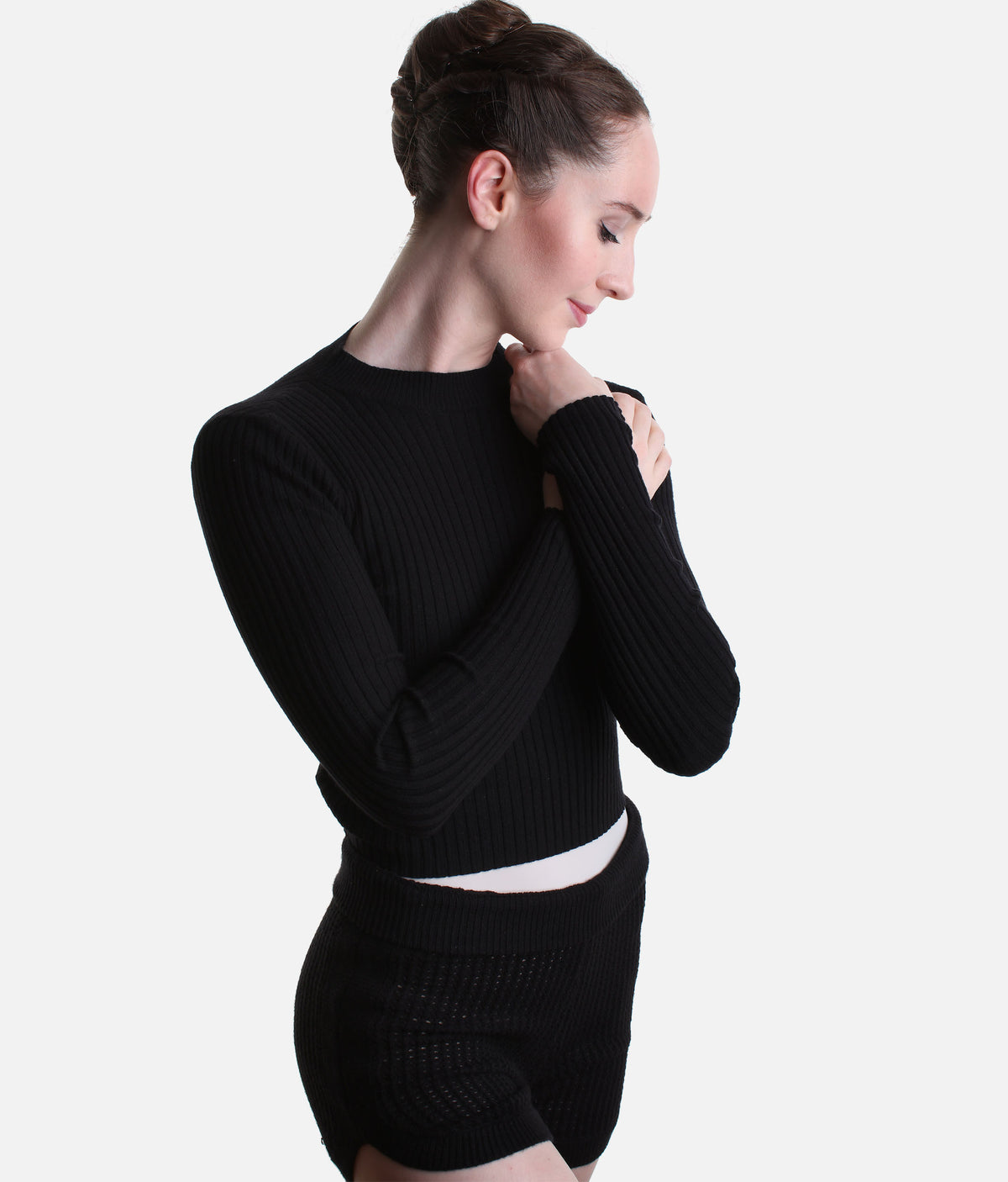 Capezio Coppola CK11012W – Long Sleeve Knit Warm-Up Top