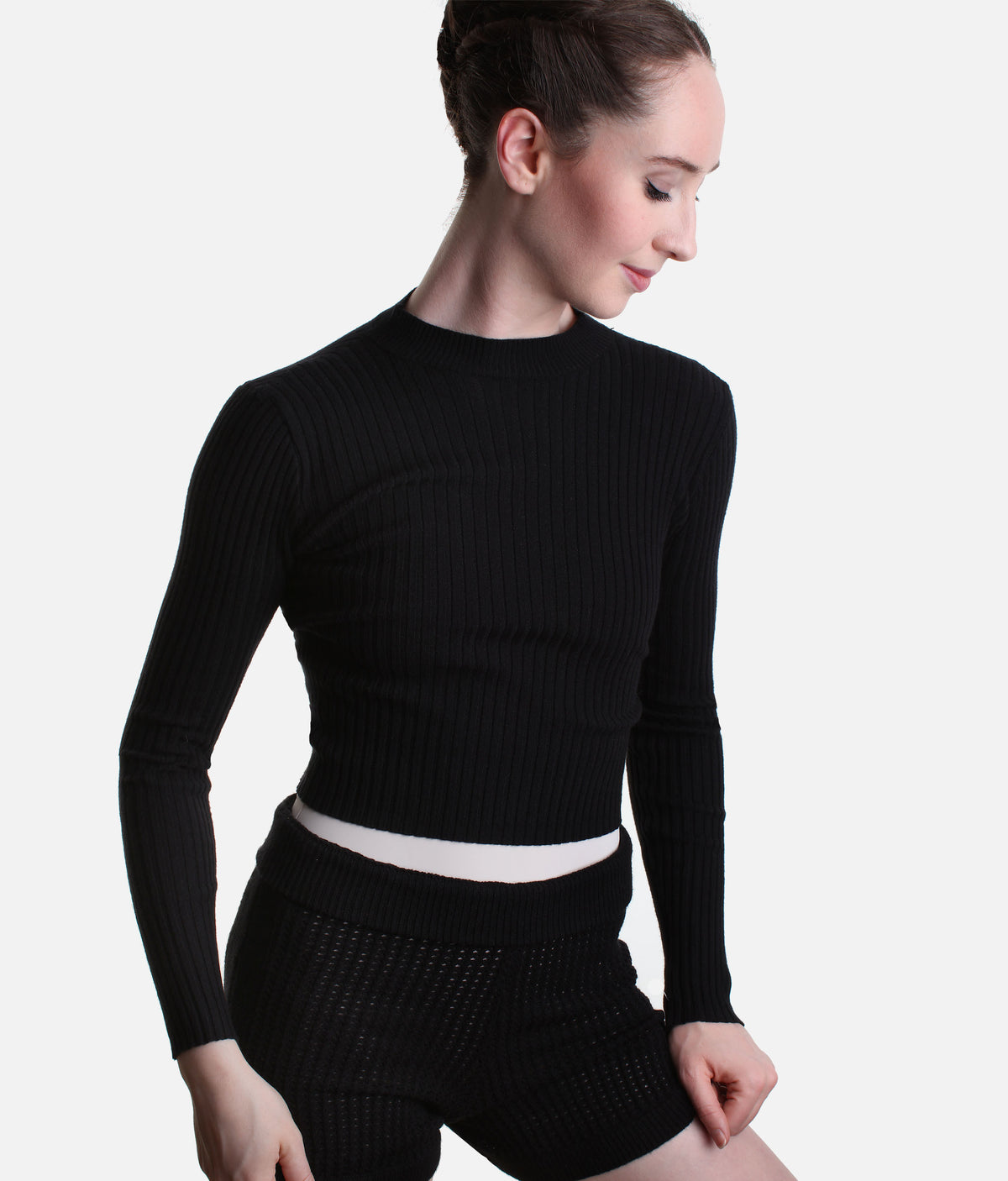 Capezio Coppola CK11012W – Long Sleeve Knit Warm-Up Top