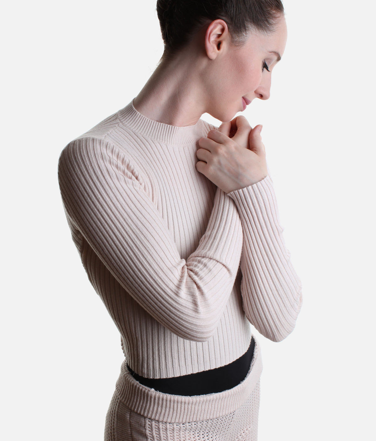 Capezio Coppola CK11012W – Long Sleeve Knit Warm-Up Top