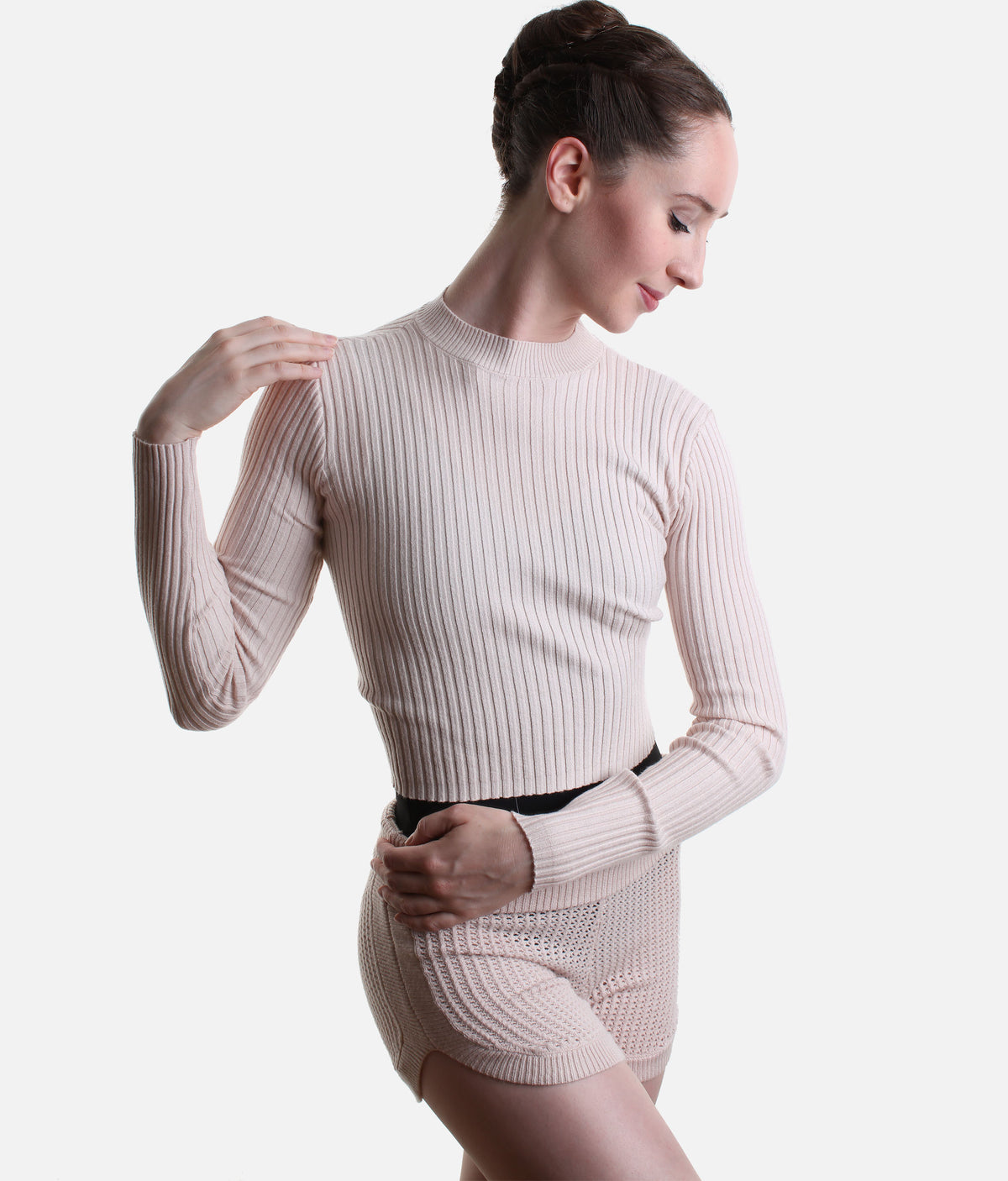 Capezio Coppola CK11012W – Long Sleeve Knit Warm-Up Top