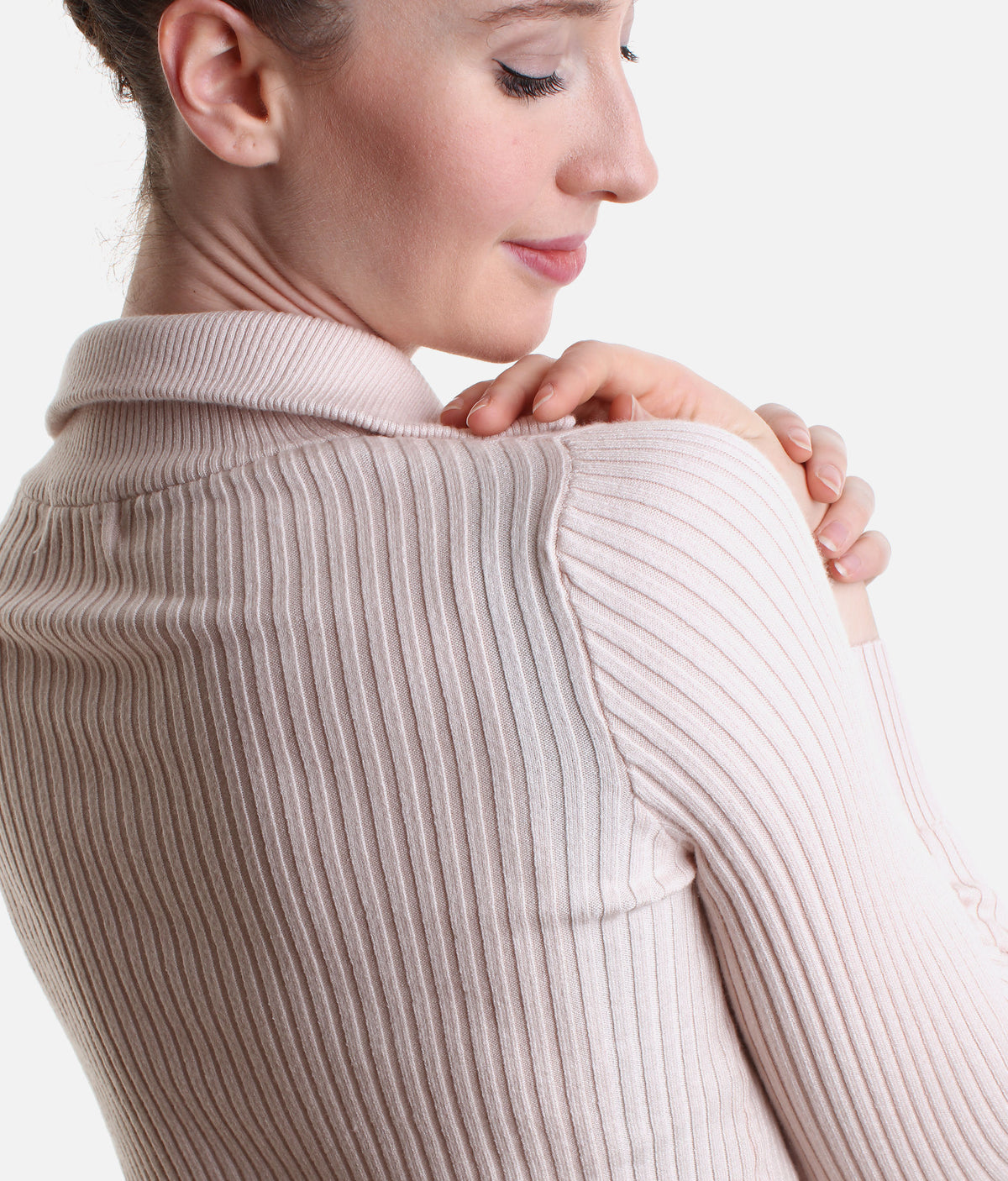 Capezio Lynch CK11015W – Quarter Zip Knit Warm-Up Jumper