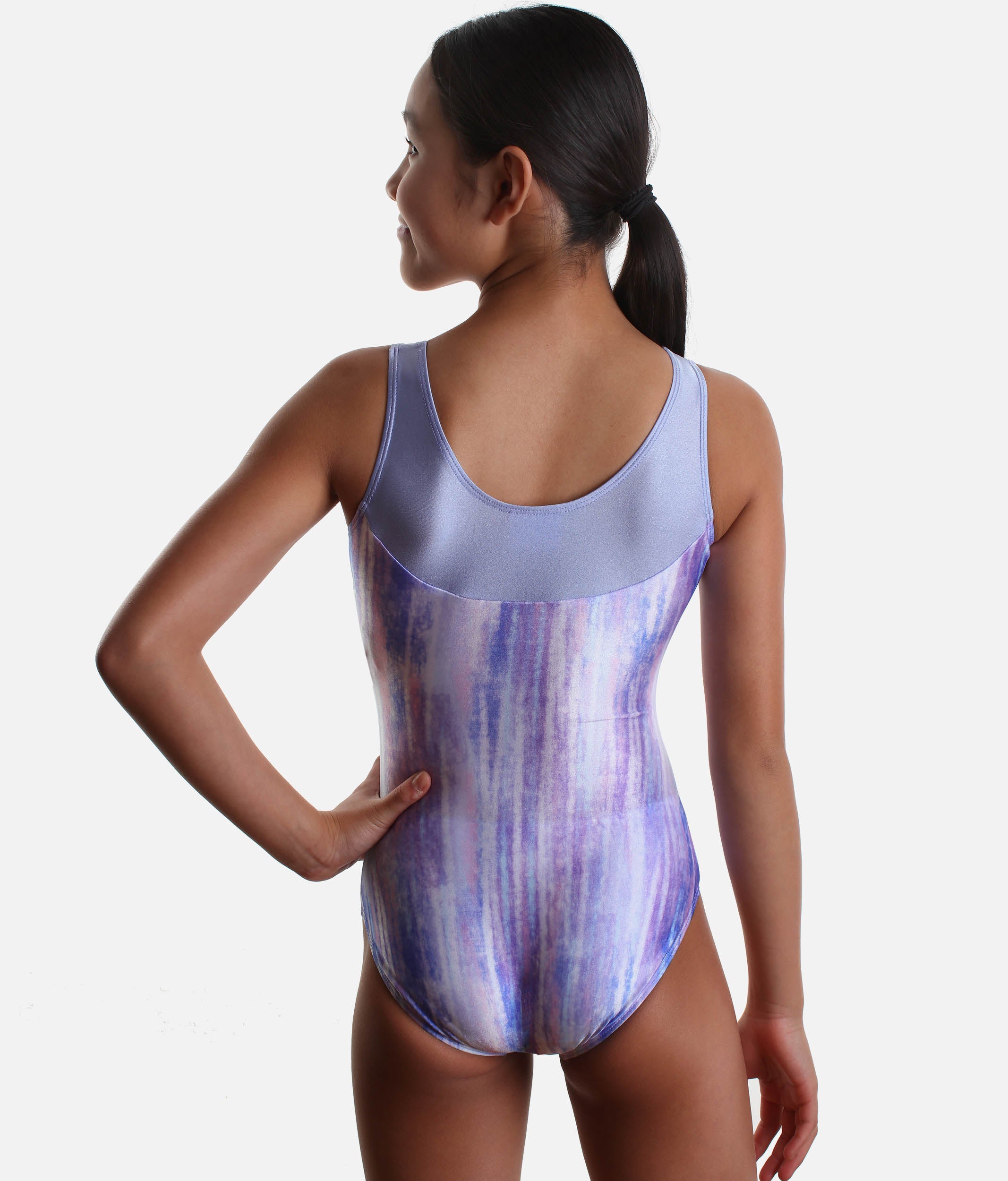  Dreamy Mermaid Gymnastics Leotard – High Scoop Tank Design - 12113C