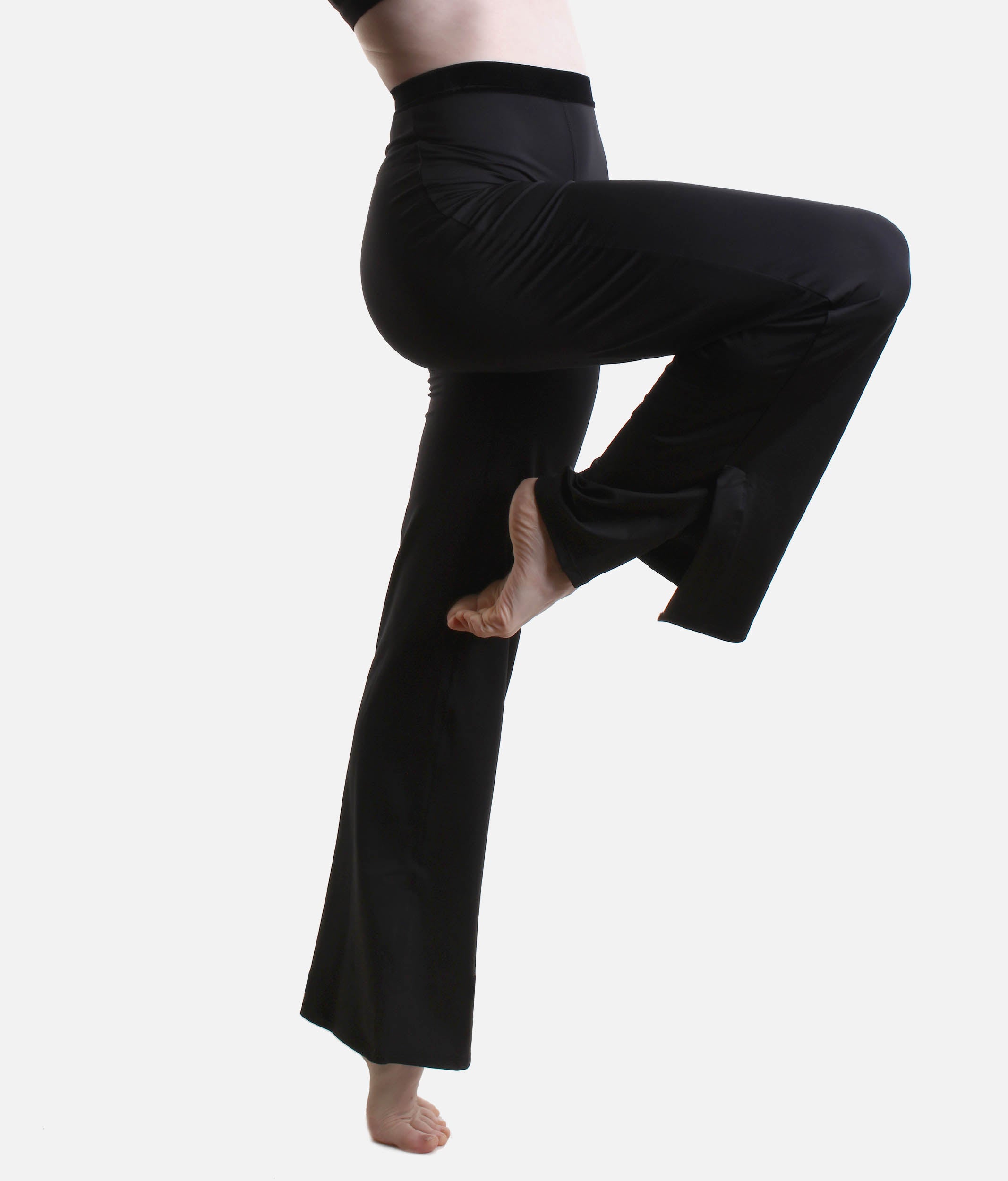 Beguile Wide Leg Dance Pant, High Waist Split Hem Warm-Up - 12407W