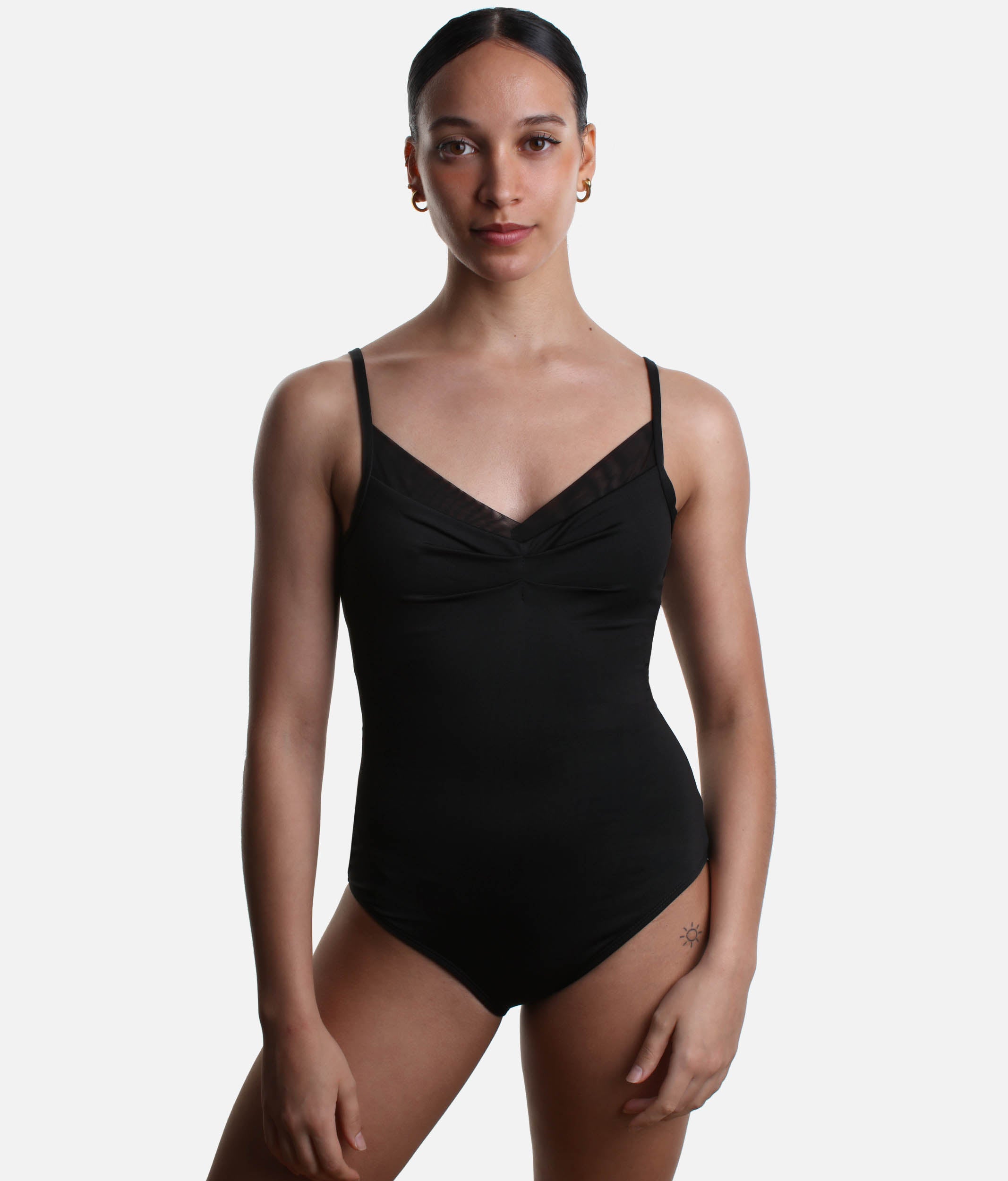 Anemoia Camisole Leotards, Adjustable Strap with Jazz Leg Line - 12600W