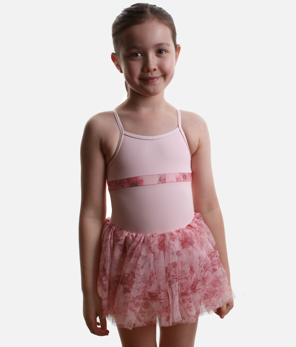 Enchanted Girls’ Pink Floral Tutu Dress - 12640C