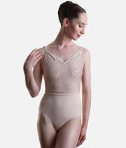 Capezio Poiret F12700W – Floral Camisole Ballet Leotard