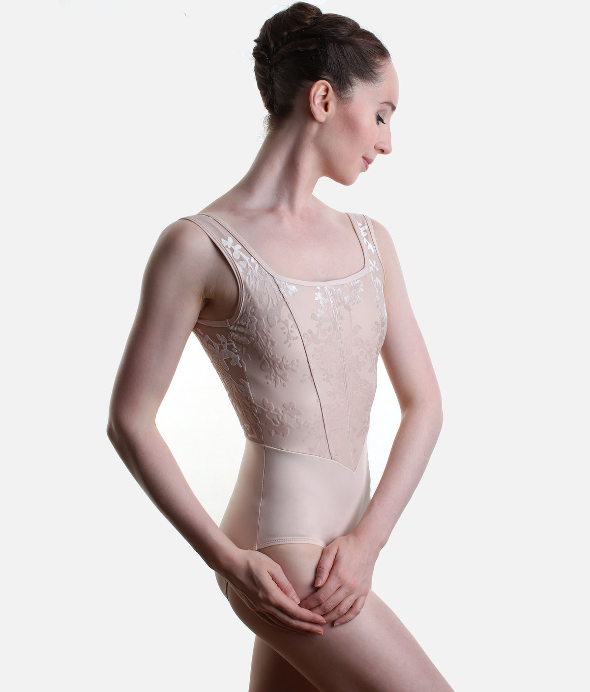 Capezio Cristóbal F12702W – Floral Tank Ballet Leotard