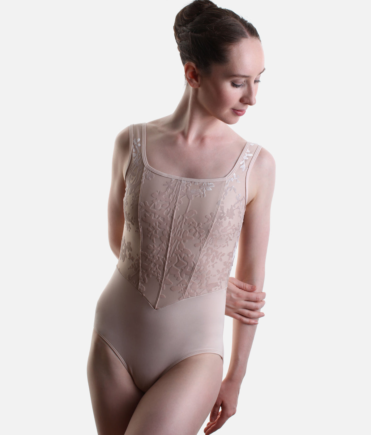 Capezio Cristóbal F12702W – Floral Tank Ballet Leotard