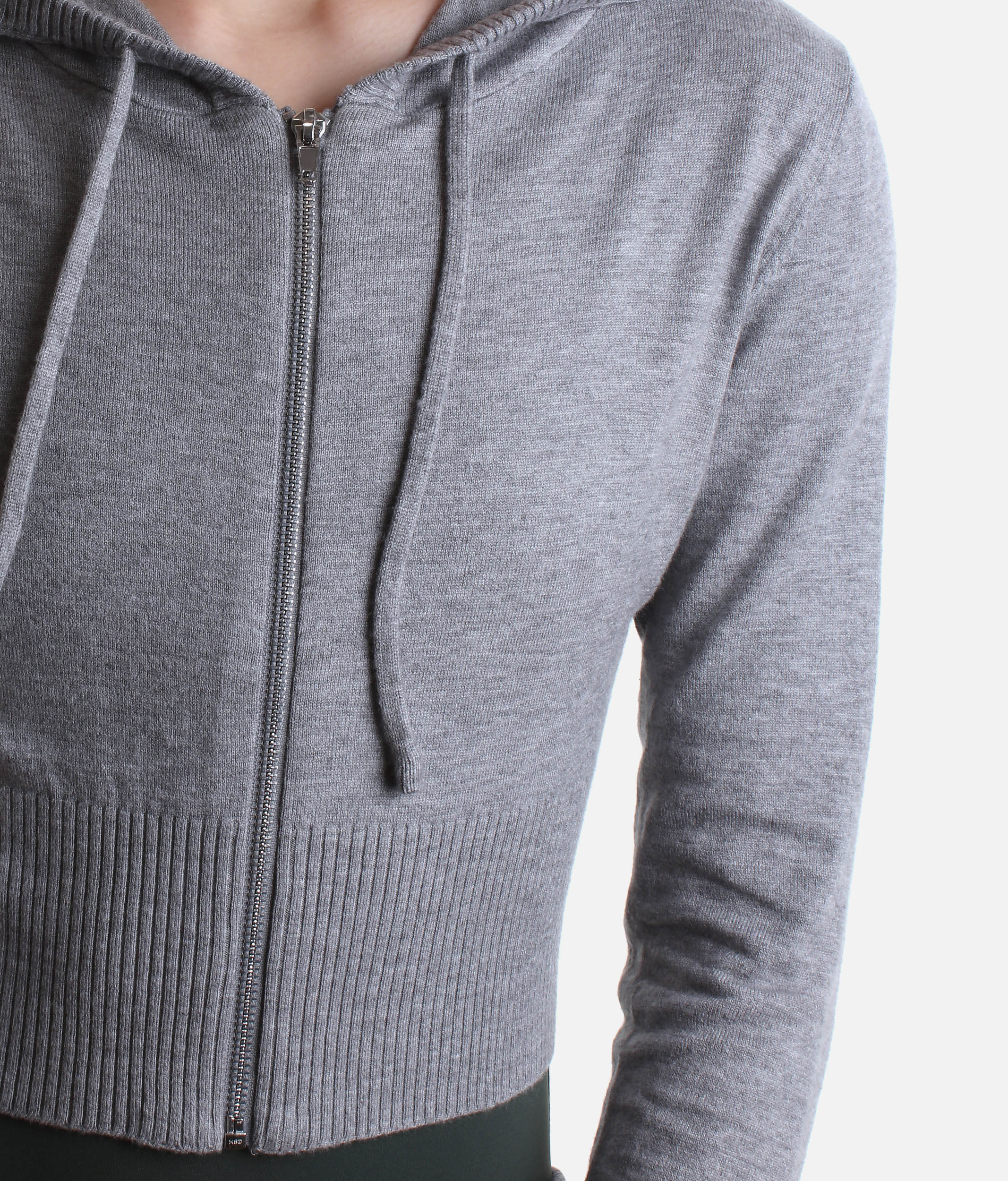 Orion Knit Hoodie for Dancers, Soft & Stretch Zip-Up Warm-Up Layer - J13003