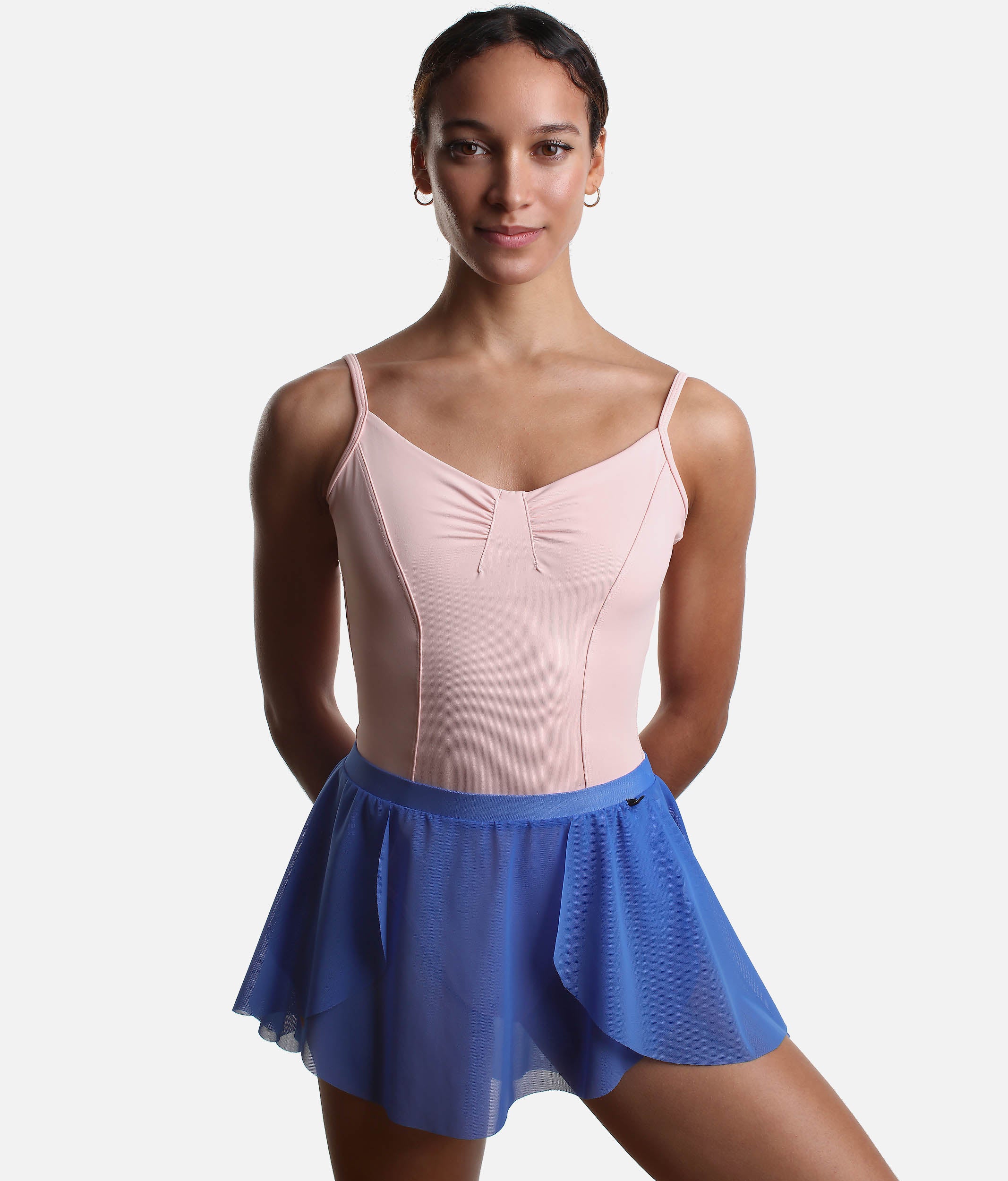 Short Pull On Ballet Skirt, Asymmetric Design - 2114