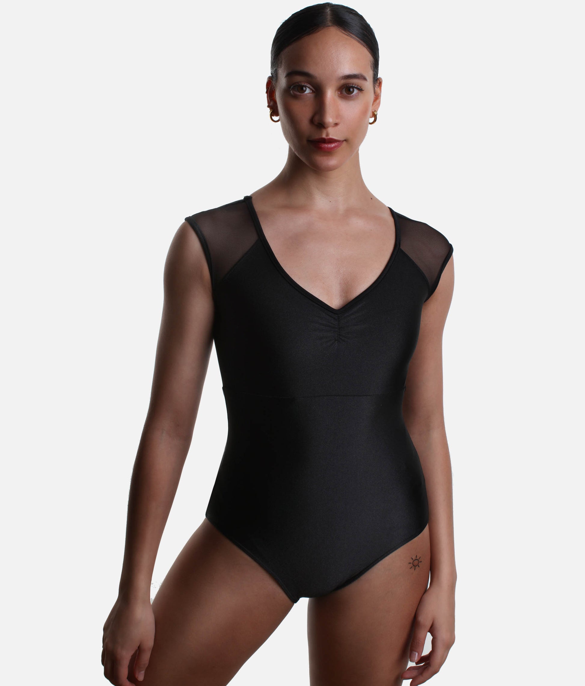 Lace Detail Ballet Leotard, Premium Adult Dancewear - SD2393