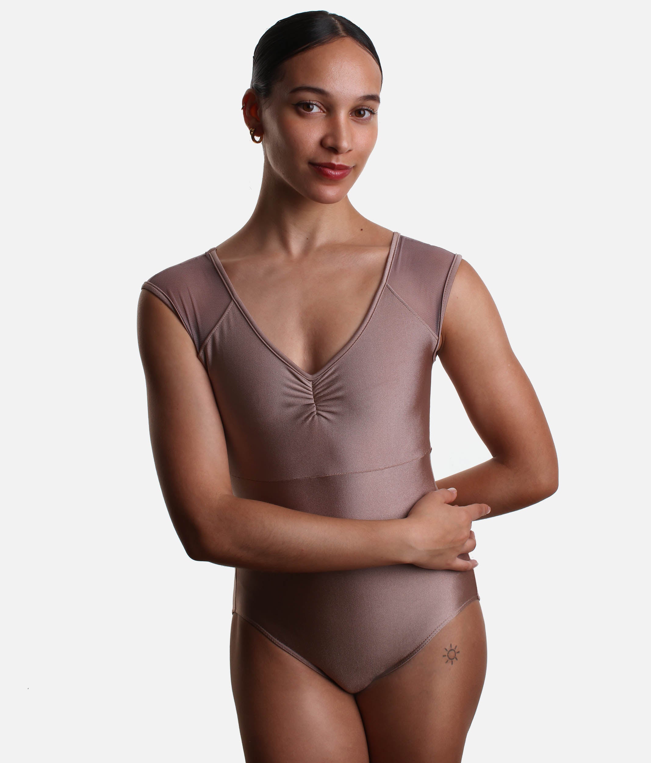 Lace Detail Ballet Leotard, Premium Adult Dancewear - SD2393