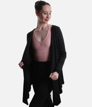 Studio to Street Cardigan, Lightweight Cotton Dance Warm-Up Layer - SD2405