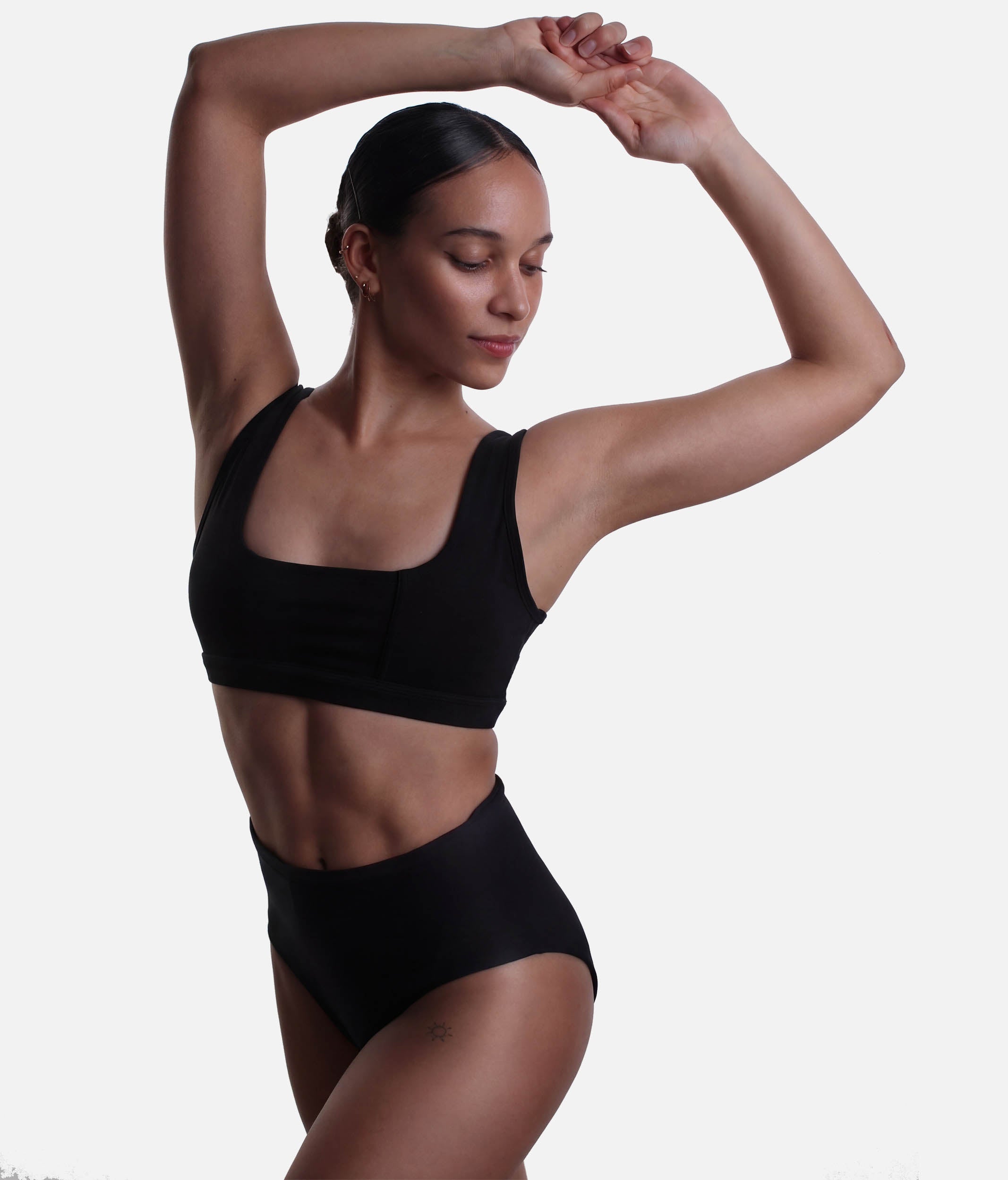High Waist Brief, Sleek, Stay-Put Dance Essential - SD2420