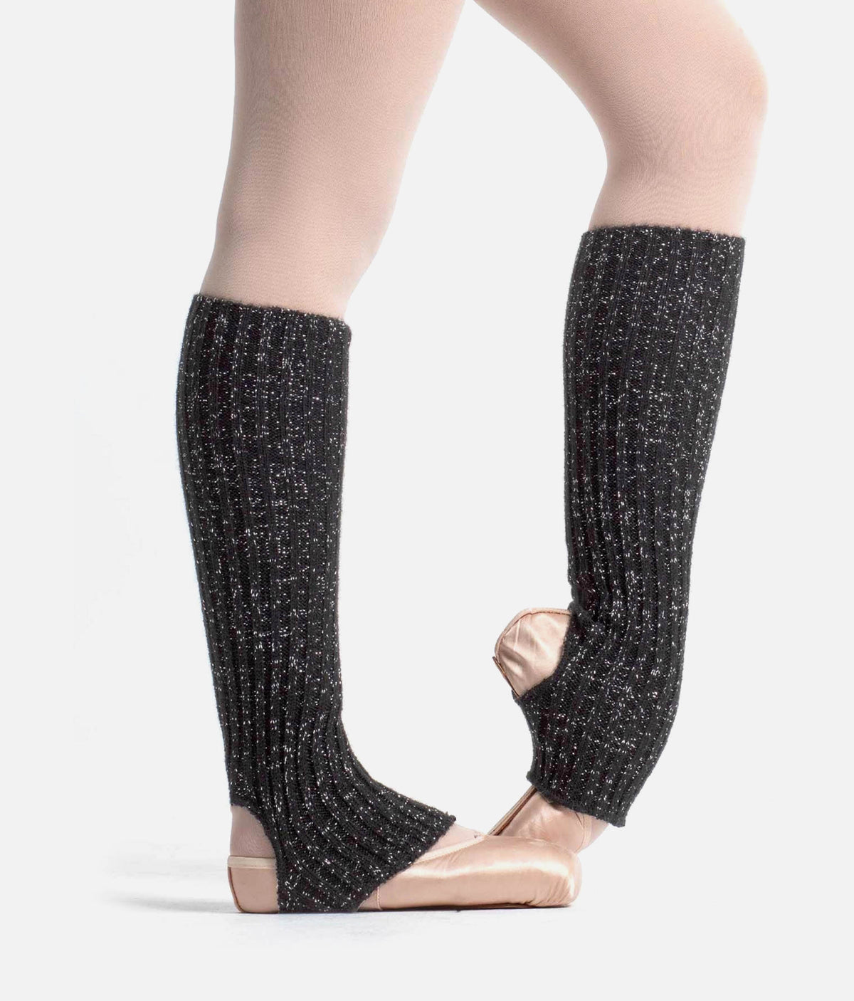 PRELUX Stirrup Legwarmers, Soft Knit with Shimmering Metallic Yarn - 2663