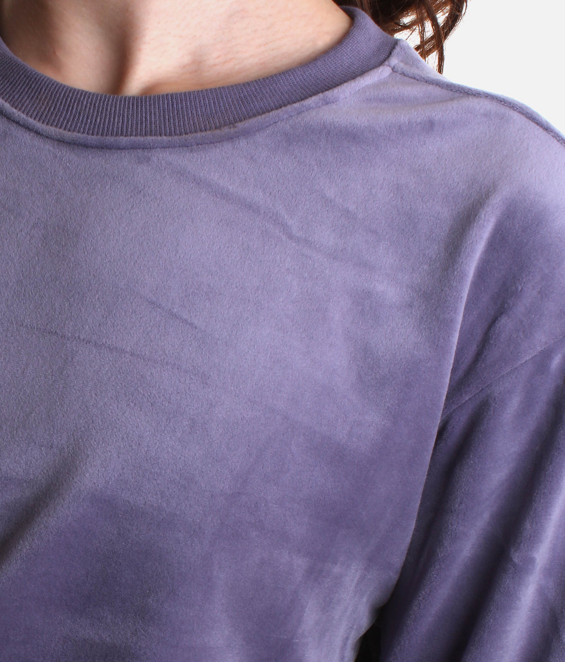 Caroline Velvet Crew Neck Jumper for Dancers, Ultar Soft Warm-Up Sweater - Z30015