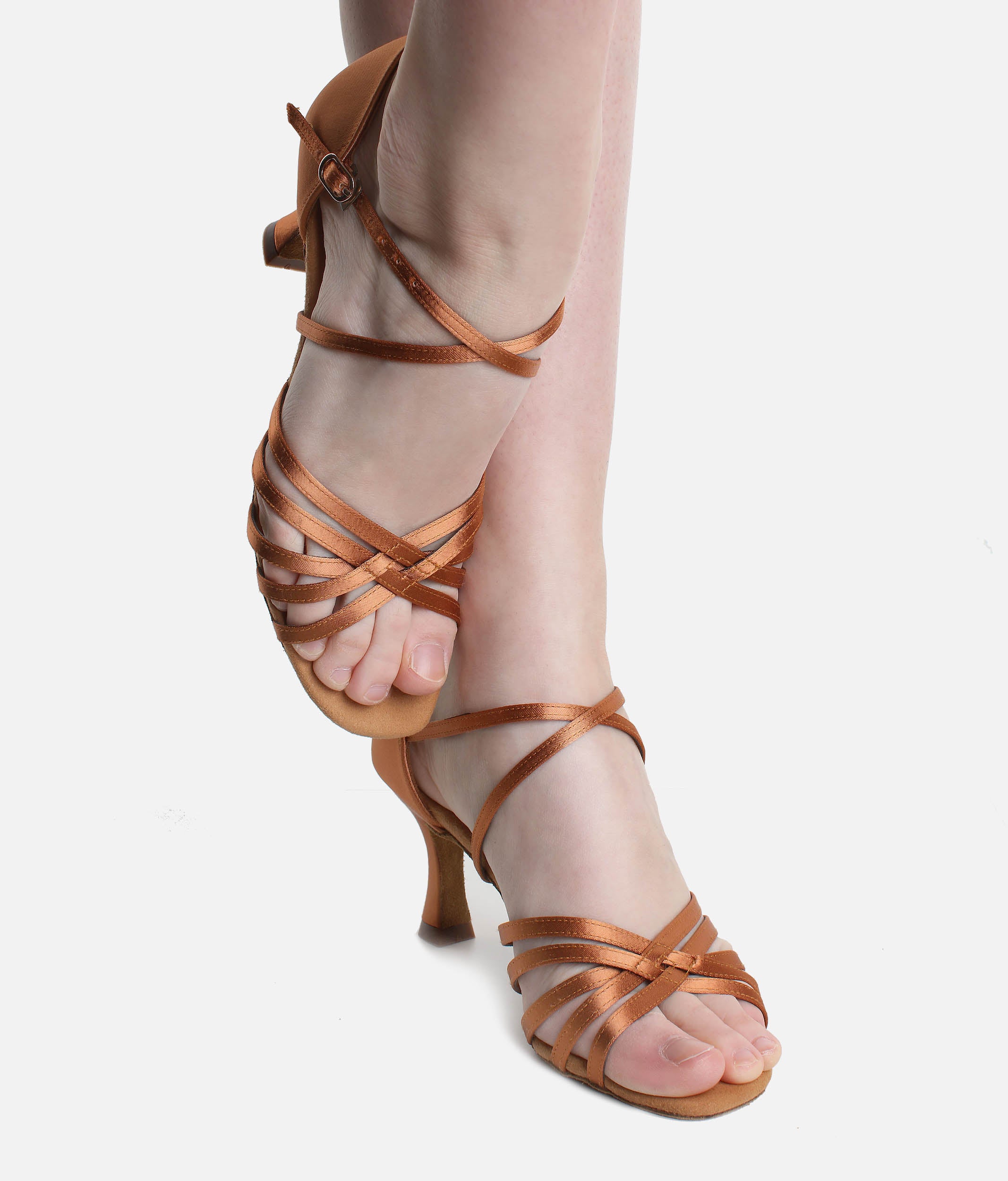 Tan hot sale dance shoes