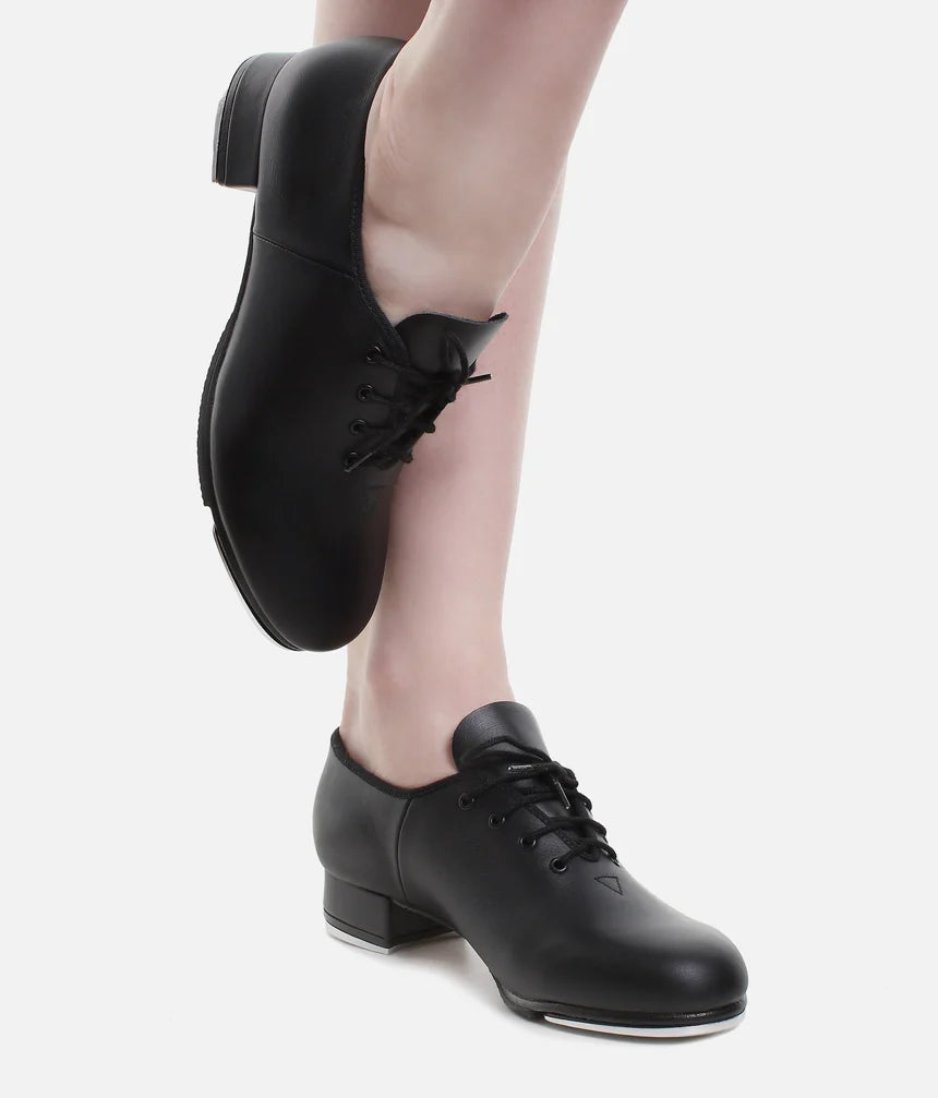 Men’s Leather Oxford Tap Shoes in Black - S0301M